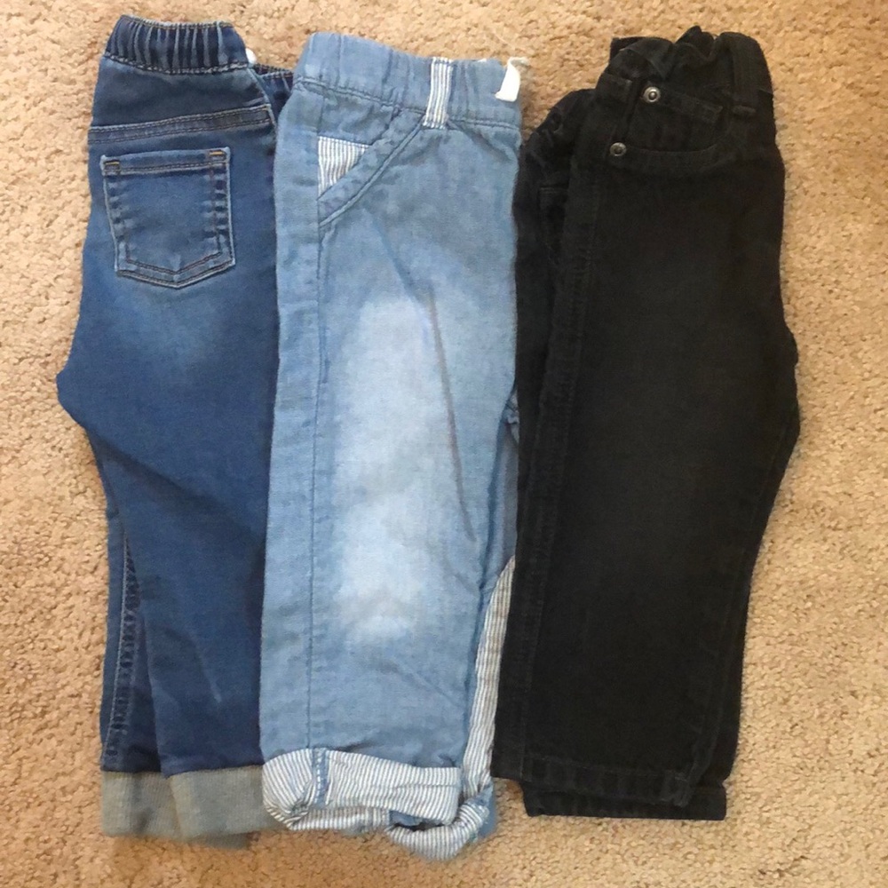 3 Toddler Boys Pants Size 18 Months
